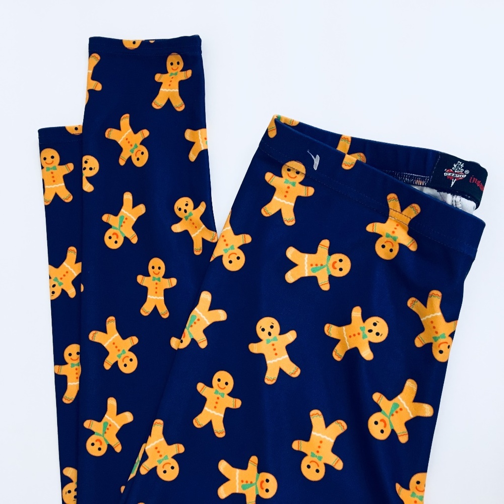 New Ginger bread-man cookies leggings / holidays